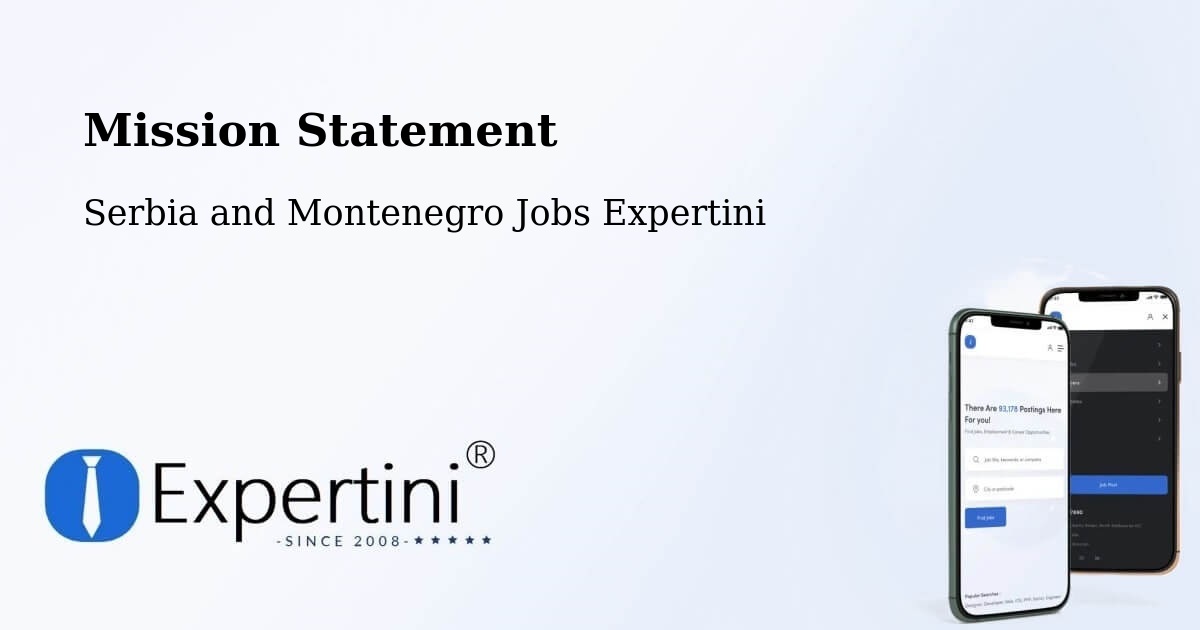 Corporate Mission – Penticton - Serbia and Montenegro Jobs Expertini
